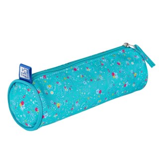 OXFORD FLORAL TURQUOISE HAMELIN TUBE PENCASE