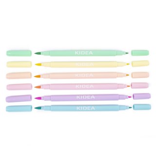 PENS 2STR 6KOL PASTEL KIDEA DERF CASE DERFORM