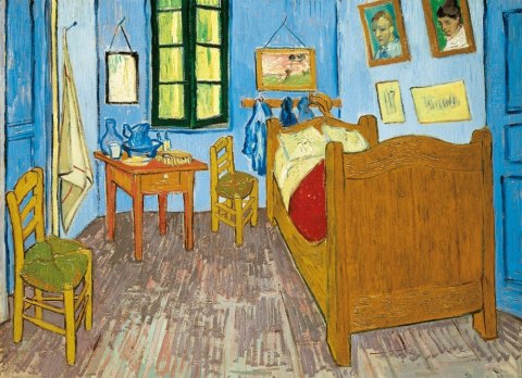 PUZZLE 1000 PIECES MUSEUM CHAMBRE VAN GOGH CLEMENTONI 39616 CLEMENTONI