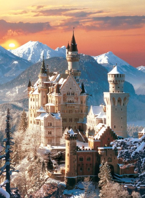 PUZZLE 1500 PIECES NEUSCHWANSTEIN CLEMENTONI 39125 CLEMENTONI