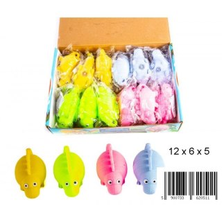 RUBBER DINOSAUR 6X12 FOL TOYS 0200K MID TOYS