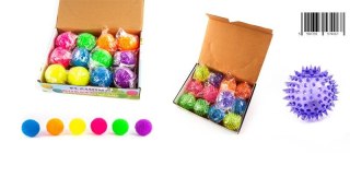 GLOWING RUBBER BALL 6 CM MIX OF COLORS MIDEX 01070N TOYS