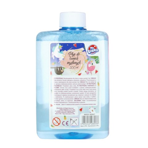 BUBBLE LIQUID 500 ML UNICORN MY BUBBLE 445927 MC SOAP BUBBLES