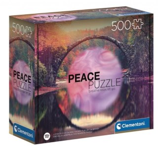 PUZZLE 500 PIECES HQC PEACE MINDFUL CLEMENTONI 35119 CLEMENTONI