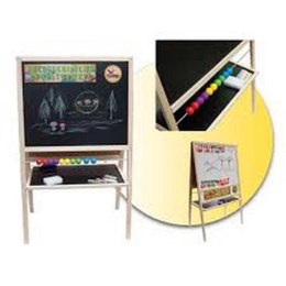 STANDING BOARD 48X90 CM MAGNETIC AND CHALK ACCESSORIES 3TOYMS 3TOYMS