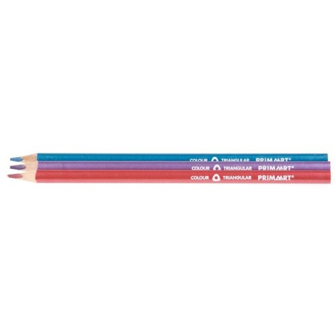 PENCILS 12 COLORS METALLIC TRIANGULAR PRIMA ART 399437