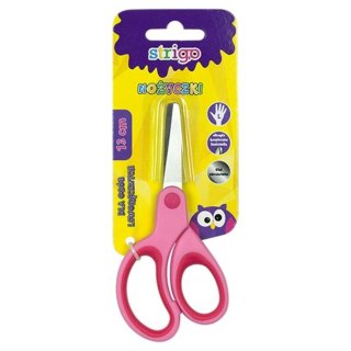 METAL SCISSORS 13 CM LEFT HANDED ROUND STRIGO SSC025