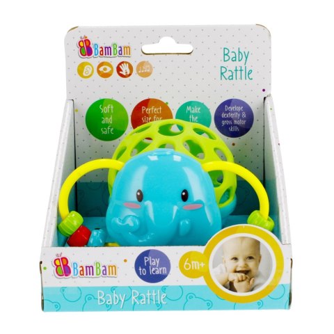 SOFT RATTLE ELEPHANT BAM BAM 429288 BAM BAM