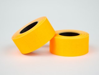 TAPE FOR LABELS 23X16 TWO-ROW STRAIGHT ORANGE, 600 PCS. DMHK A 5 EMERSON