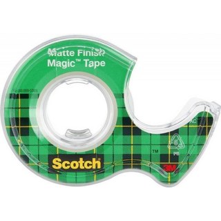 ADHESIVE TAPE - 19MM X 7.6M PER DISPENSER - SCOTCH MAGIC TAPE 3M