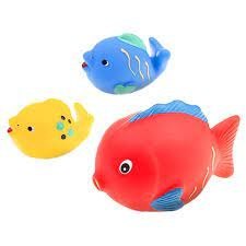 Squeaker for bathing fish 3 pcs. AM TOYS 509 AM AM TOYS
