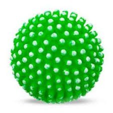 DOG TOY SQUEAKING BALL WITH SPIKES MIX 8CM AM 215 AM TOYS