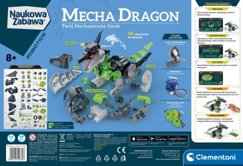 CREATIVE SET YOUR MECHANICAL DRAGON CLEMENTONI 50682 CLEMENTONI