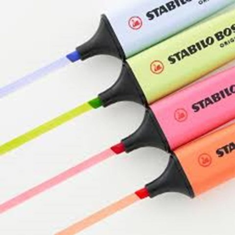 HIGHLIGHTER 4 COLORS BOSS STABILO 70/4-3 STABILO