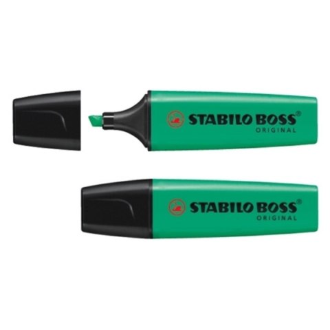 HIGHLIGHTER GREEN BOSS BOX OF 10 STABILO BOSS 70/51 STABILO