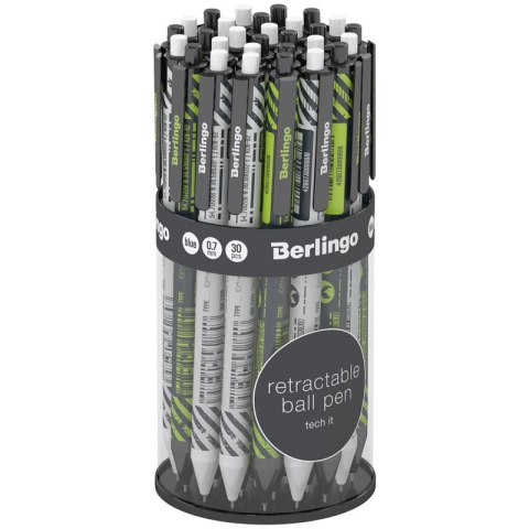 BERLINGO PEN STARLIGHT RT, BLUE, 0.7 MM, MIX OF COLORS 30 PCS. CDC