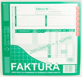 PRINTING VAT INVOICE GROSS MICHALCZYK&PROKOP 148-2E MICHALCZYK I PROKOP