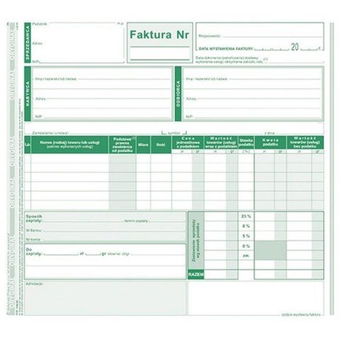 PRINTING VAT INVOICE GROSS MICHALCZYK&PROKOP 148-2E MICHALCZYK I PROKOP