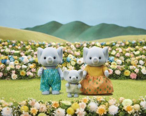 SYLVANIAN ELEPHANT FAMILY 5376 WB6 EPOCH