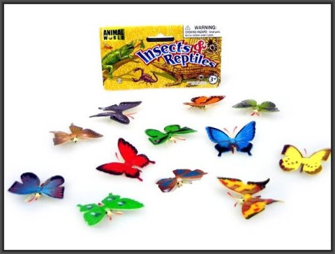 BUTTERFLIES 4CM 12PCS HIPO