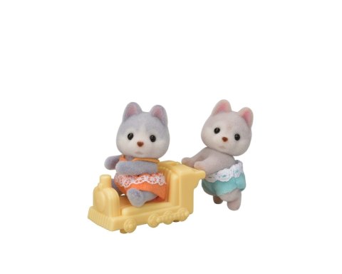 SYLVANIAN TWIN DOG HUSKY 5638 WB6 EPOCH