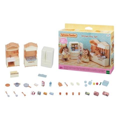 SYLVANIAN COUNTRY KITCHEN WITH FRIDGE 5341 PUD6 EPOCH