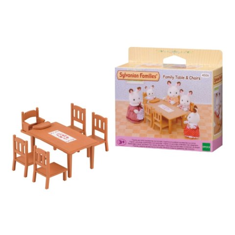 SYLVANIAN DINING SET TABLE CHAIRS 4506 WB6 EPOCH