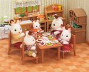 SYLVANIAN DINING SET TABLE CHAIRS 4506 WB6 EPOCH