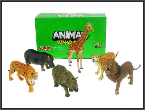 WILD ANIMALS 6-TYPES 13-18CM HIPO