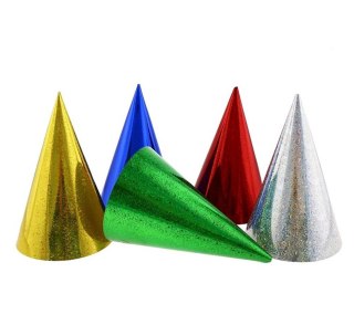 HOLOGRAPHIC HAT, VARIOUS COLORS / 3 PCS. GODAN