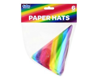 HAT CARNIVAL PAP METAL RAINBOW GO OP6SZT GODAN