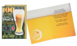 B6 BIRTHDAY TICKET WITH KOP BROWAR KUKART DK-842 PASSION CARDS - CARDS