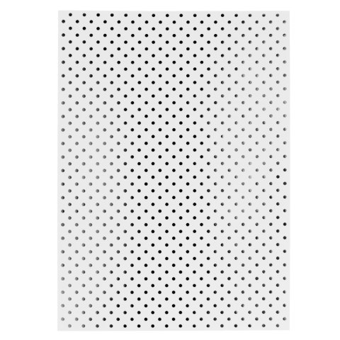 DECORATIVE CARDBOARD A4 190G SILVER DOTS GALLERY PAPER PACK OF 10 PCS. ARGO 208933 ARGO