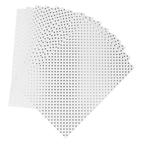 DECORATIVE CARDBOARD A4 190G SILVER DOTS GALLERY PAPER PACK OF 10 PCS. ARGO 208933 ARGO