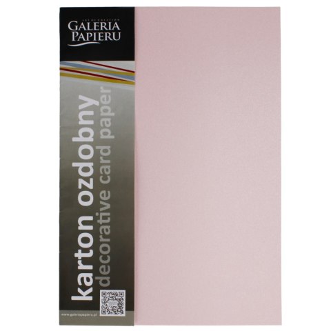 DECORATIVE CARDBOARD A4 250 G PINK GALLERY OF PAPER PACK OF 20 PCS. ARGO 200752 ARGO