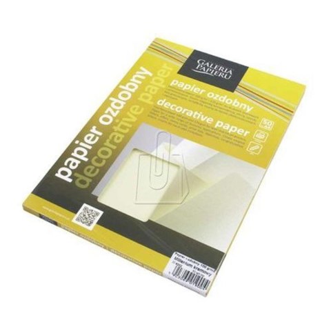 DECORATIVE CARDBOARD A4 MILLENIUM WHITE 250G ARGO PAPER GALLERY