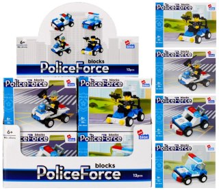 BUILDING BLOCKS 29-39 ELEMENTS POLICE DISPLAY ALLEBLOX 492820 ALLEBLOX