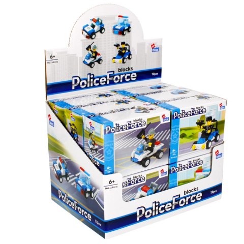 BUILDING BLOCKS 29-39 ELEMENTS POLICE DISPLAY ALLEBLOX 492820 ALLEBLOX