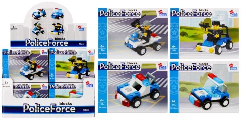 BUILDING BLOCKS 29-39 ELEMENTS POLICE DISPLAY ALLEBLOX 492820 ALLEBLOX