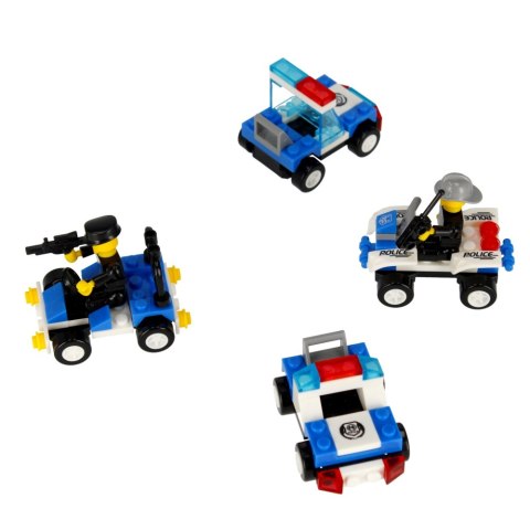 BUILDING BLOCKS 29-39 ELEMENTS POLICE DISPLAY ALLEBLOX 492820 ALLEBLOX