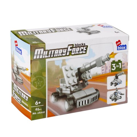 BUILDING BLOCKS 62-67 ELEMENTS MILITARY DISPLAY ALLEBLOX 492869 ALLEBLOX