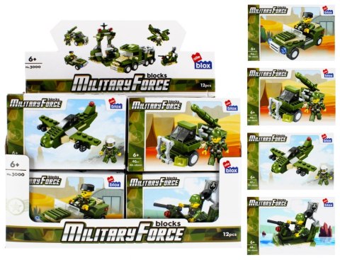 BUILDING BLOCKS 63-64 ELEMENTS MILITARY ALLEBLOX 477374 ALLEBLOX