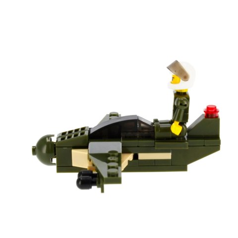 BUILDING BLOCKS 63-64 ELEMENTS MILITARY ALLEBLOX 477374 ALLEBLOX