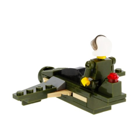 BUILDING BLOCKS 63-64 ELEMENTS MILITARY ALLEBLOX 477374 ALLEBLOX