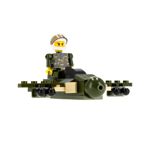 BUILDING BLOCKS 63-64 ELEMENTS MILITARY ALLEBLOX 477374 ALLEBLOX