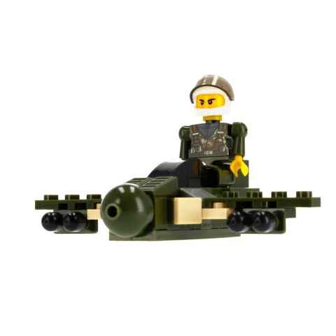 BUILDING BLOCKS 63-64 ELEMENTS MILITARY ALLEBLOX 477374 ALLEBLOX