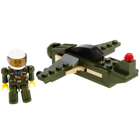 BUILDING BLOCKS 63-64 ELEMENTS MILITARY ALLEBLOX 477374 ALLEBLOX