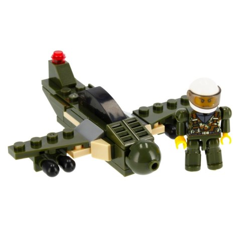 BUILDING BLOCKS 63-64 ELEMENTS MILITARY ALLEBLOX 477374 ALLEBLOX