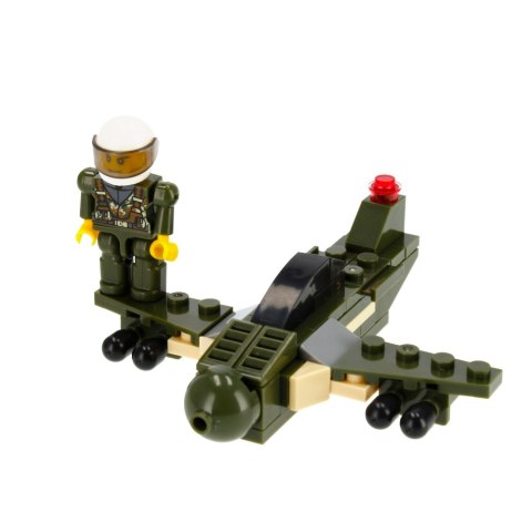 BUILDING BLOCKS 63-64 ELEMENTS MILITARY ALLEBLOX 477374 ALLEBLOX