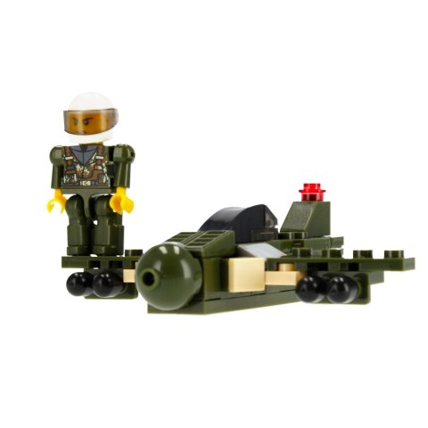 BUILDING BLOCKS 63-64 ELEMENTS MILITARY ALLEBLOX 477374 ALLEBLOX